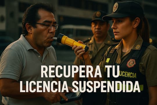 policita verificando un chofer