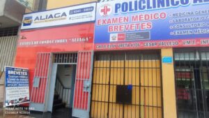 es un examen medico para brevete