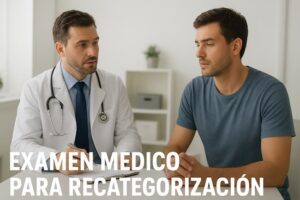 Examen médico para brevete MTC Recategorización