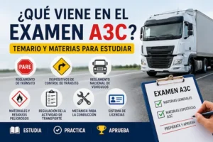 que vienbe en el examen a3c