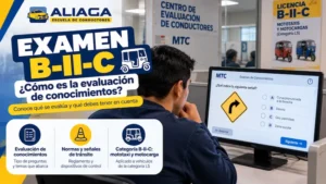 Examen B II C en centro de evaluacion
