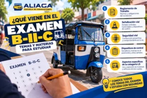 Examen B II C Guia para Mototaxis